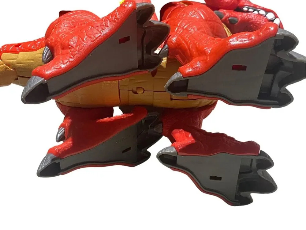 Fisher Price IMAGINEXT Red Winged Eagle Talon Castle Dragon w Sounds WORKS GREAT